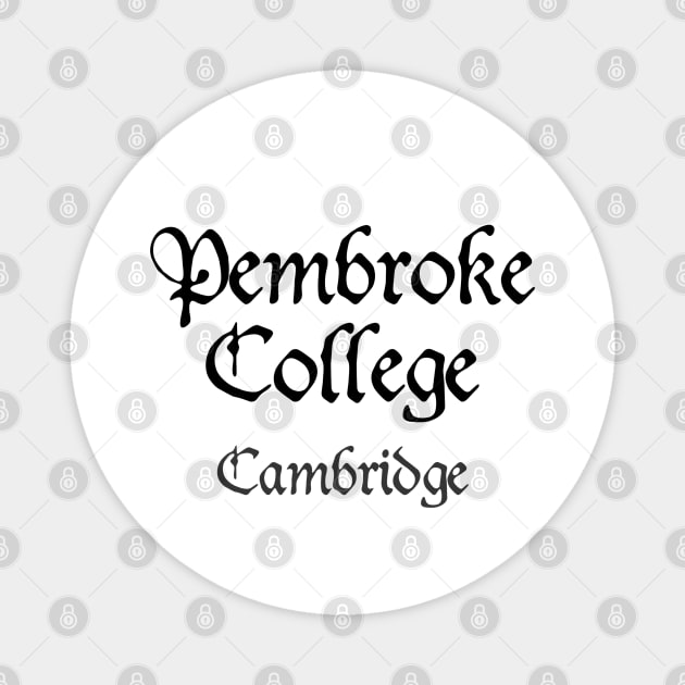 Cambridge Pembroke College Medieval University Magnet by RetroGeek